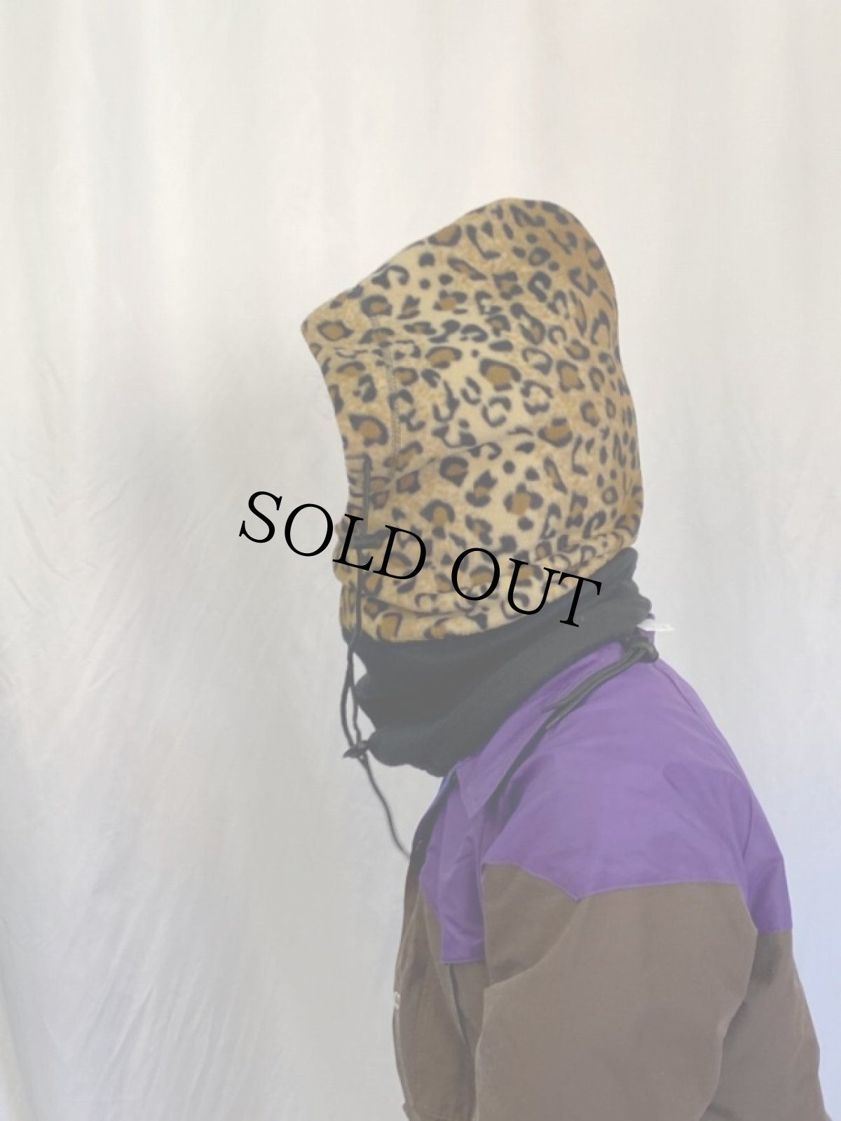 画像3: レオパード柄 フリースバラクラバ (3)