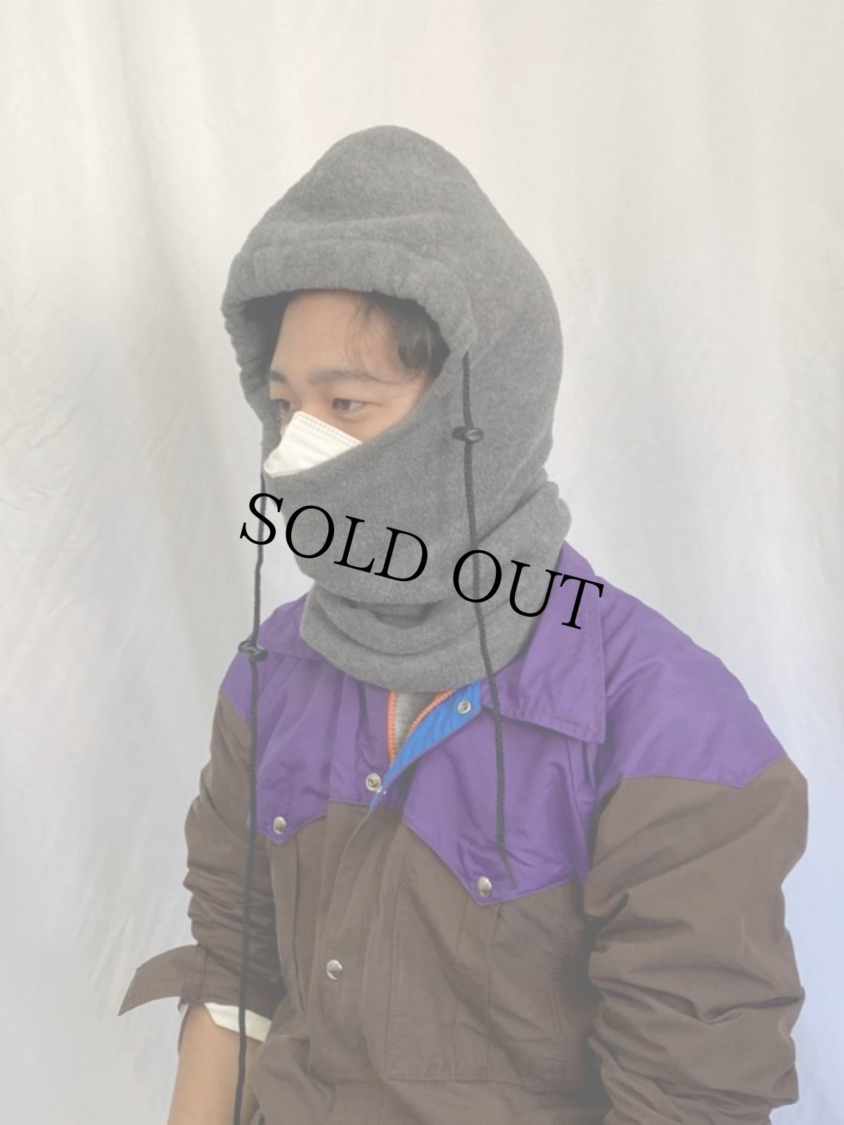 画像2: USA製 フリースバラクラバ GRAY (2)