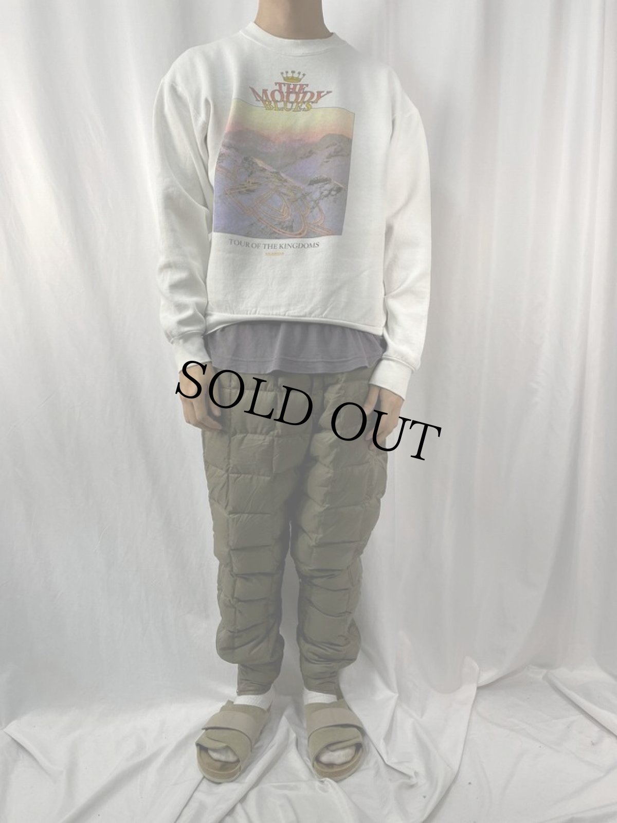 画像2: 90's THE MOODY BLUES USA製 "TOUR OF THE KINGDOMS" ロックバンドプリントスウェット XL (2)