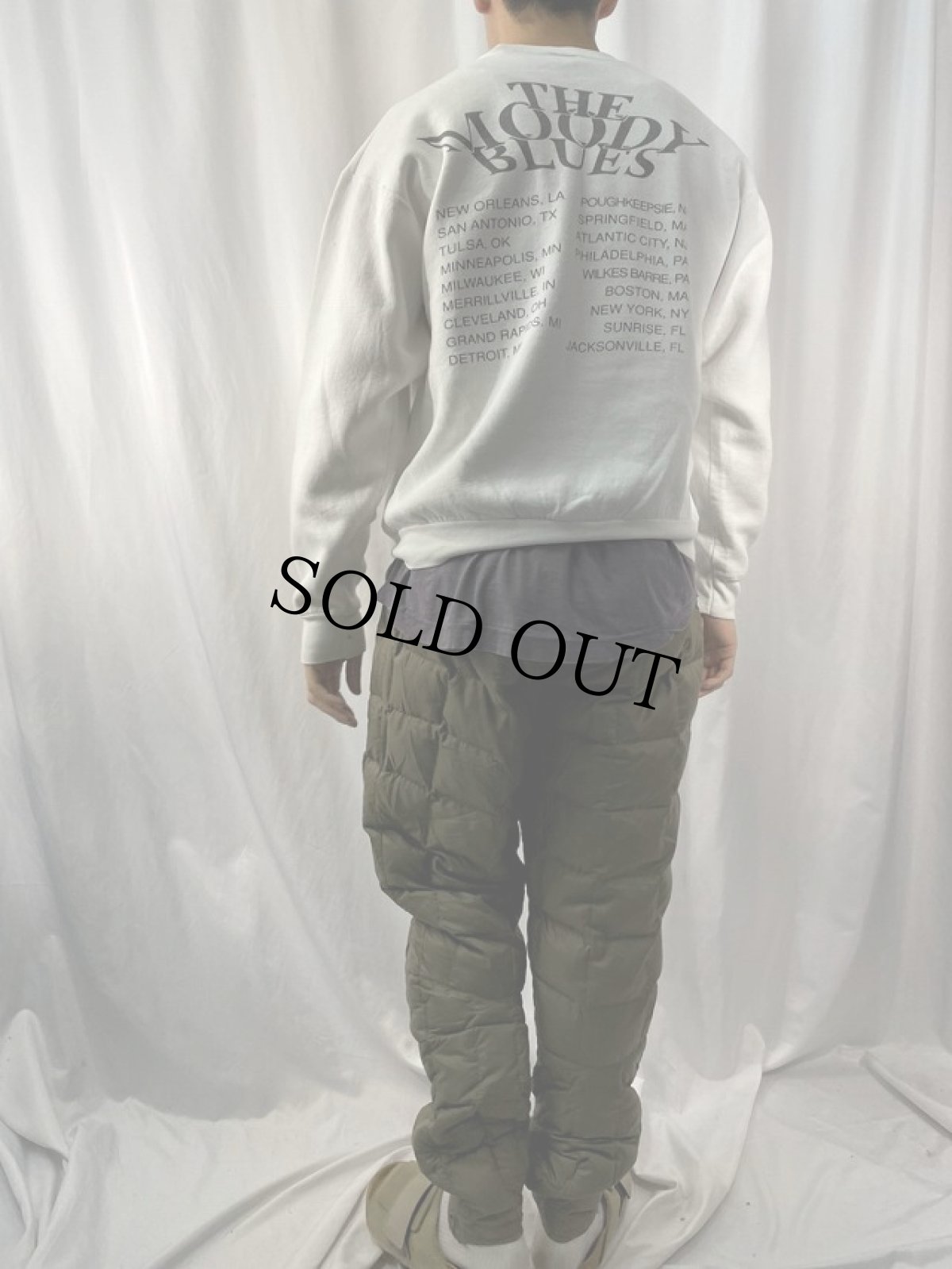 画像4: 90's THE MOODY BLUES USA製 "TOUR OF THE KINGDOMS" ロックバンドプリントスウェット XL (4)