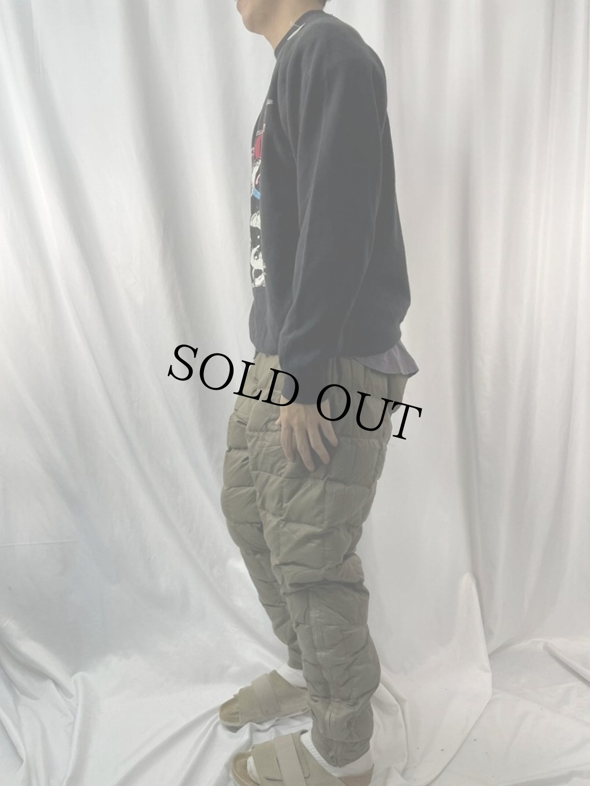 画像3: 80's USA製 "Grooming BY PATRICK" 動物病院 プリントラグランスウェット BLACK L (3)