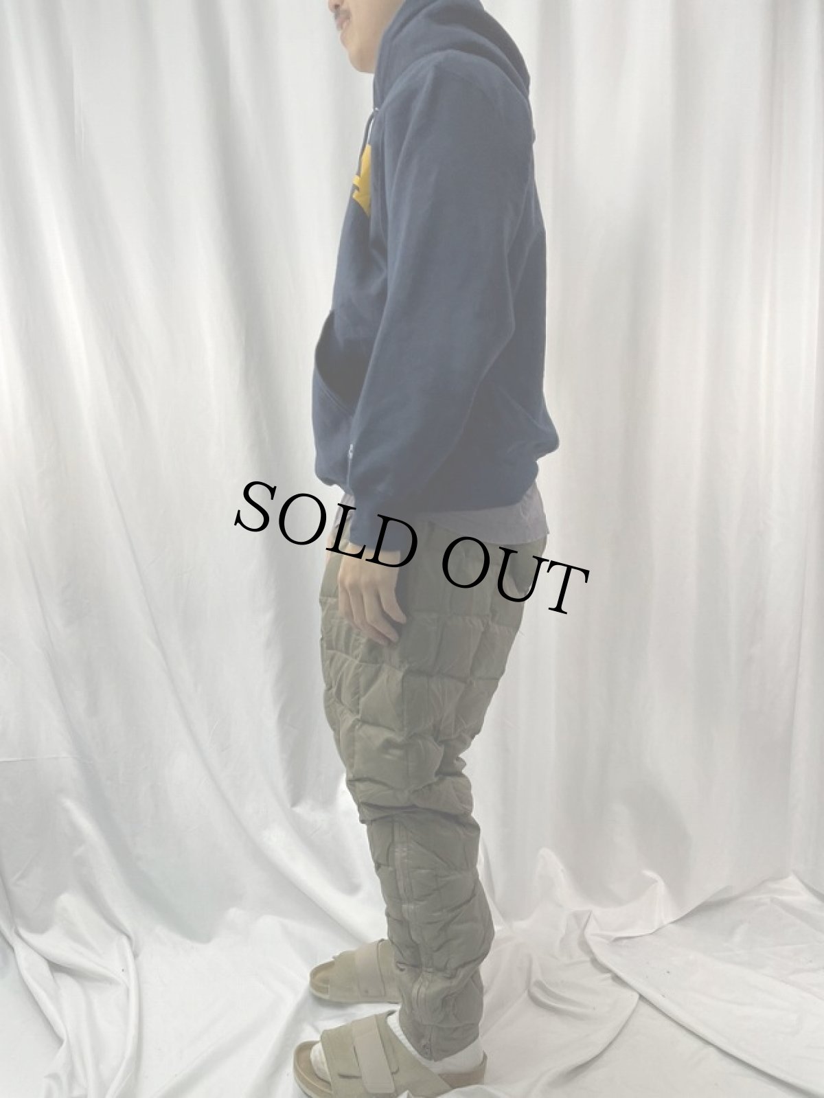 画像3: Champion REVERSE WEAVE "IOWA" スウェットフーディー NAVY M (3)