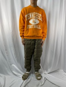 画像2: 80's RUSSELL ATHLETIC USA製 "TENNESSEE FOOTBALL" 前V プリントスウェット XL (2)