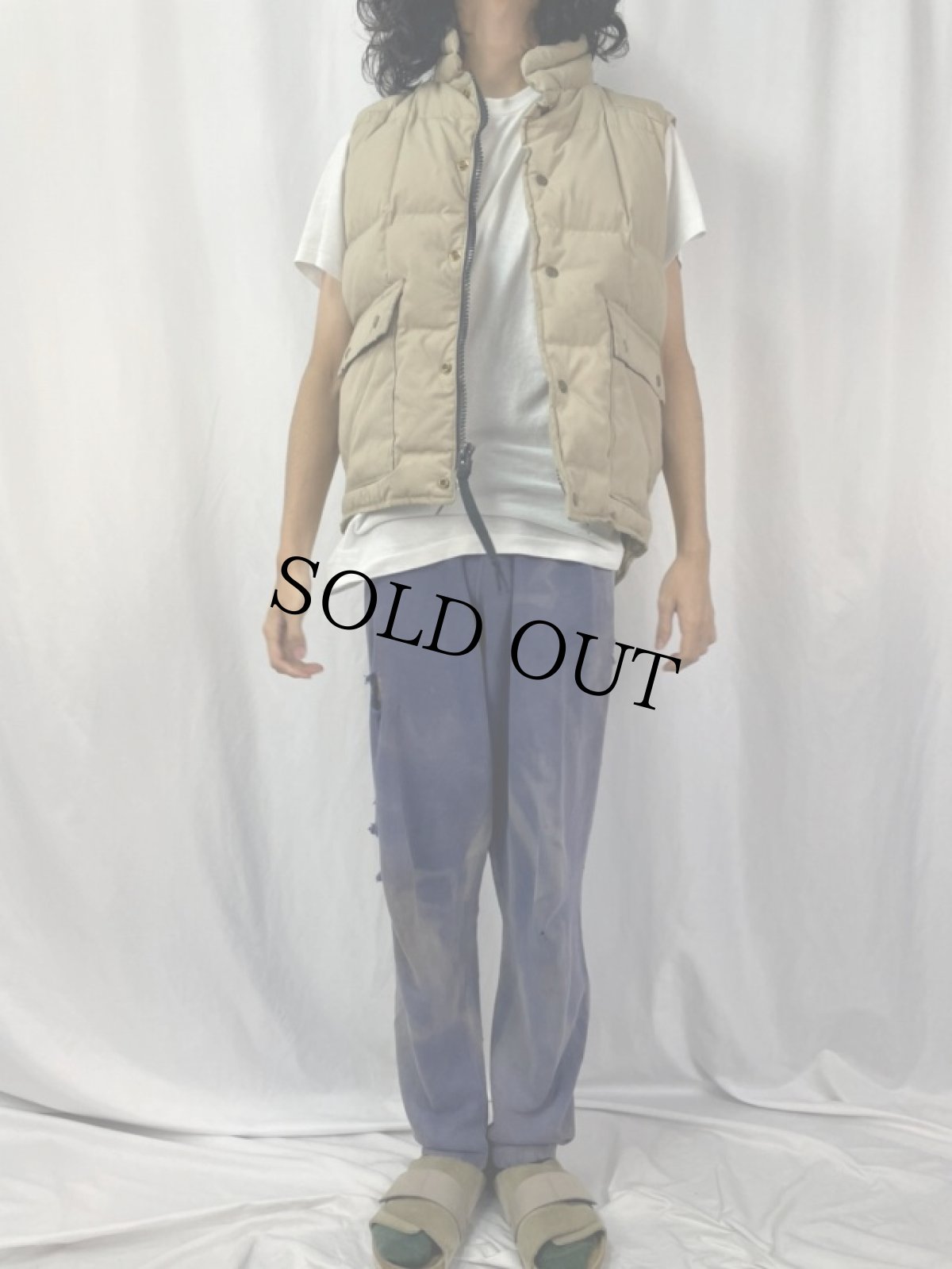 画像2: 80〜90's Eddie Bauer ダウンベスト S (2)