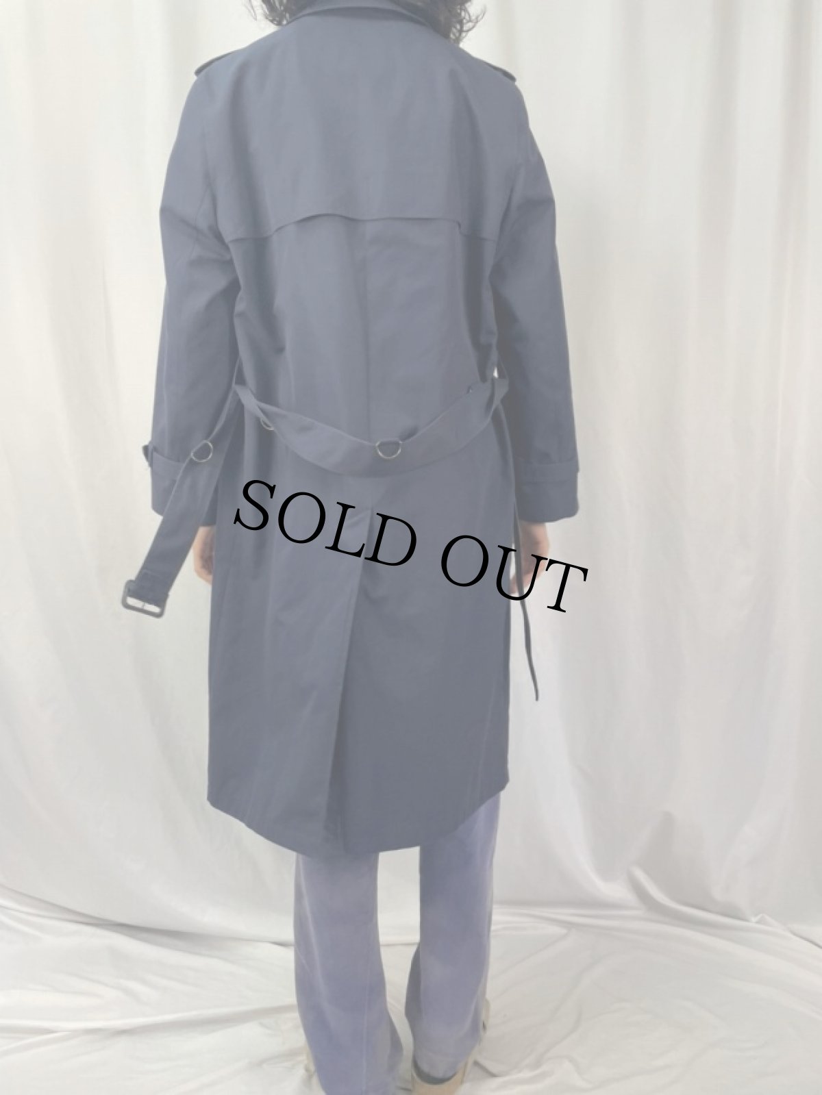 画像4: 90's LONDON FOG CANADA製 ポリエステル×コットン トレンチコート SIZE 38R (4)