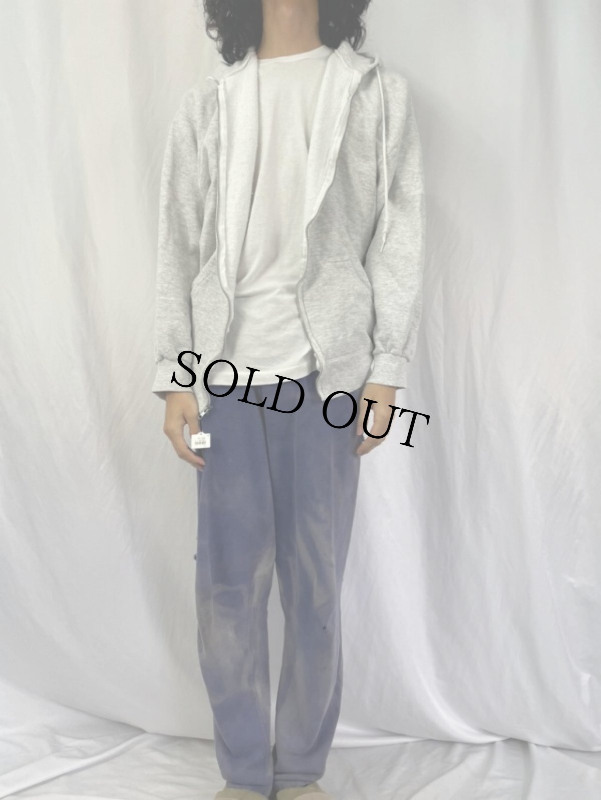 画像2: 90's〜 PRO SPIRIT USA製 スウェットジップパーカー XL (2)