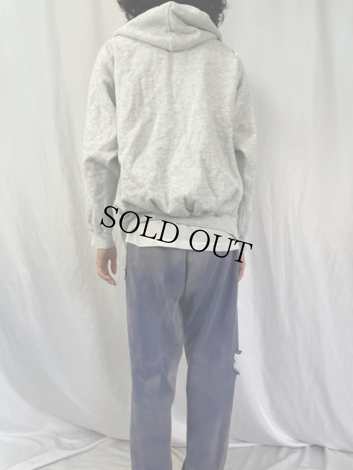 画像4: 90's〜 PRO SPIRIT USA製 スウェットジップパーカー XL (4)