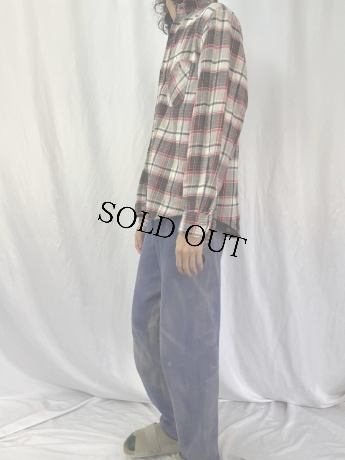 画像3: 70's BIG MAC JCPenny ヘビーネルシャツ L (3)