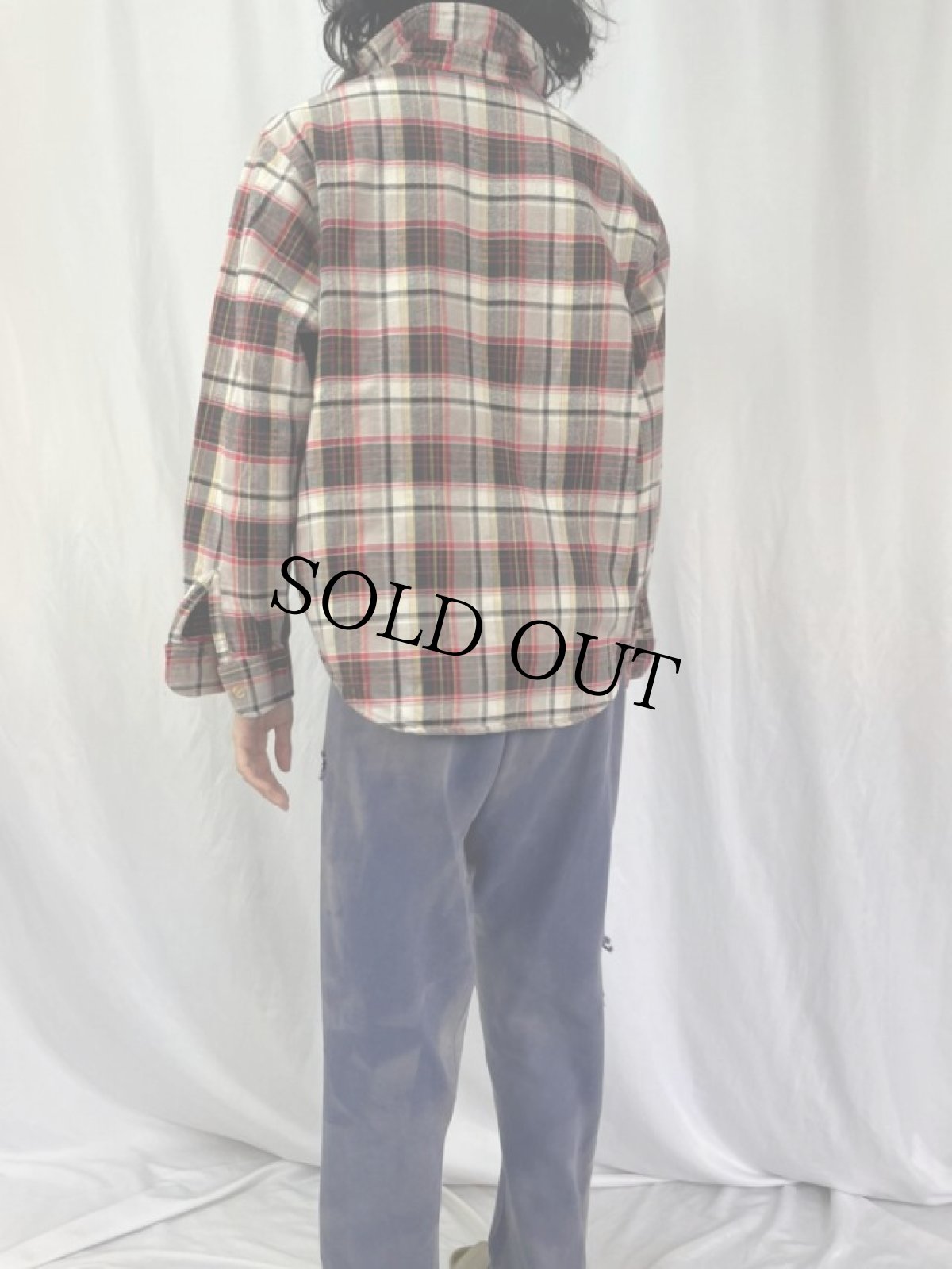 画像4: 70's BIG MAC JCPenny ヘビーネルシャツ L (4)