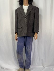 画像2: 90's Harris Tweed CANADA製 ツイードテーラードジャケット (2)