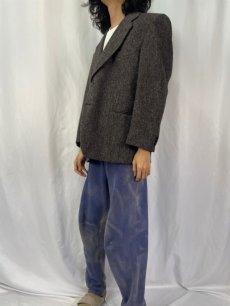 画像3: 90's Harris Tweed CANADA製 ツイードテーラードジャケット (3)