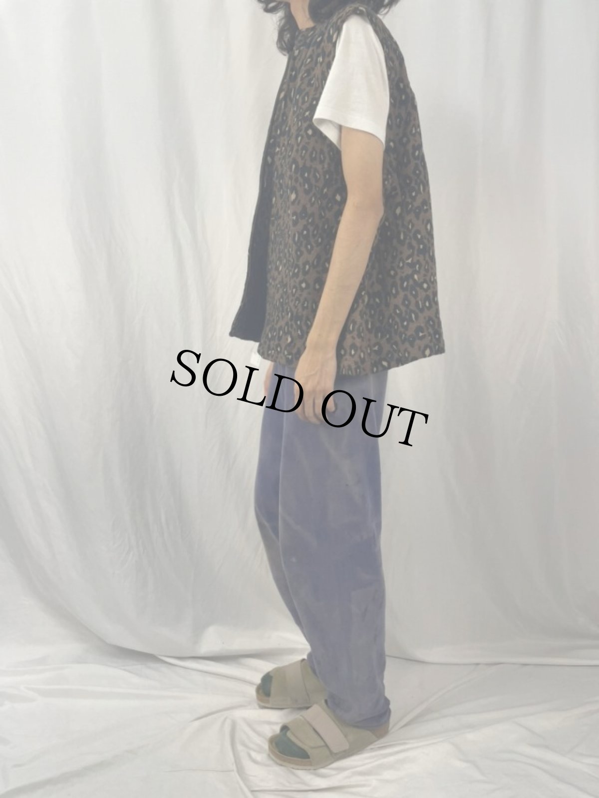 画像3: レオパード柄 ベスト SIZE 18W (3)