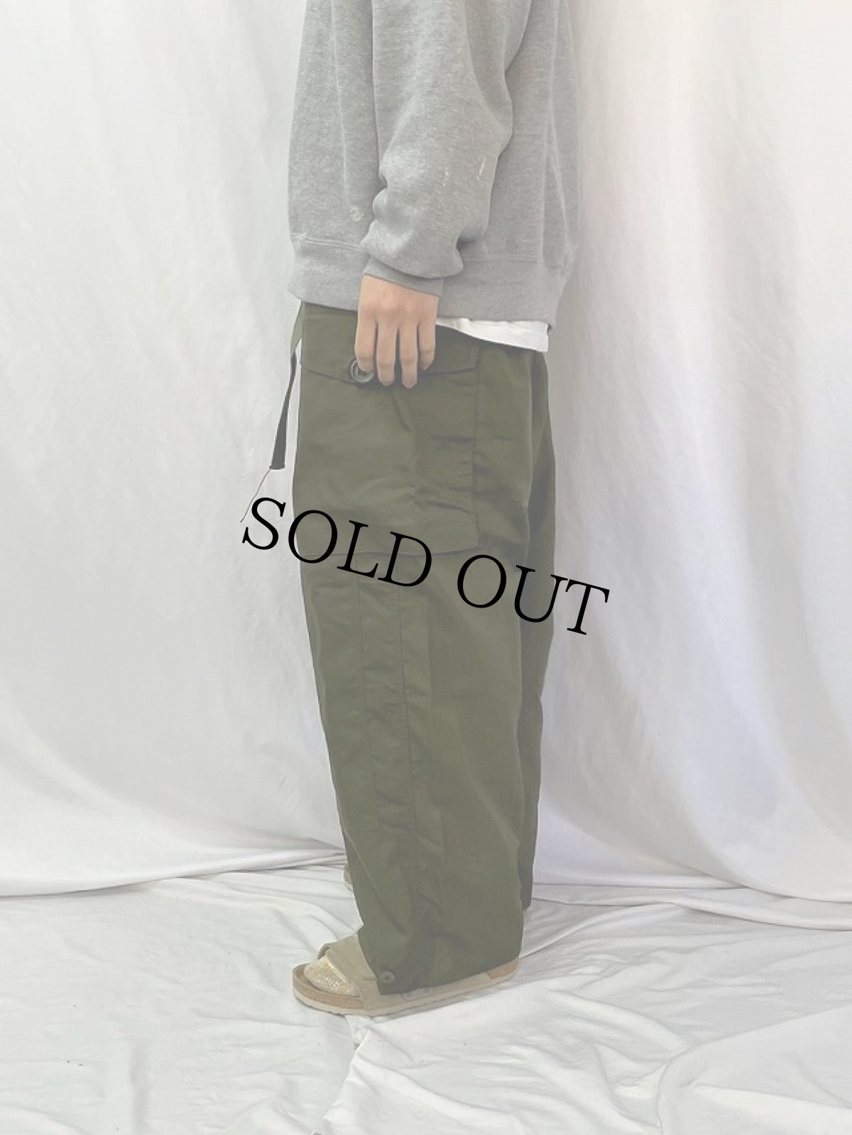 画像3: 50's CANADIAN ARMY X-51 ナイロンコンバットパンツ LARGE (3)