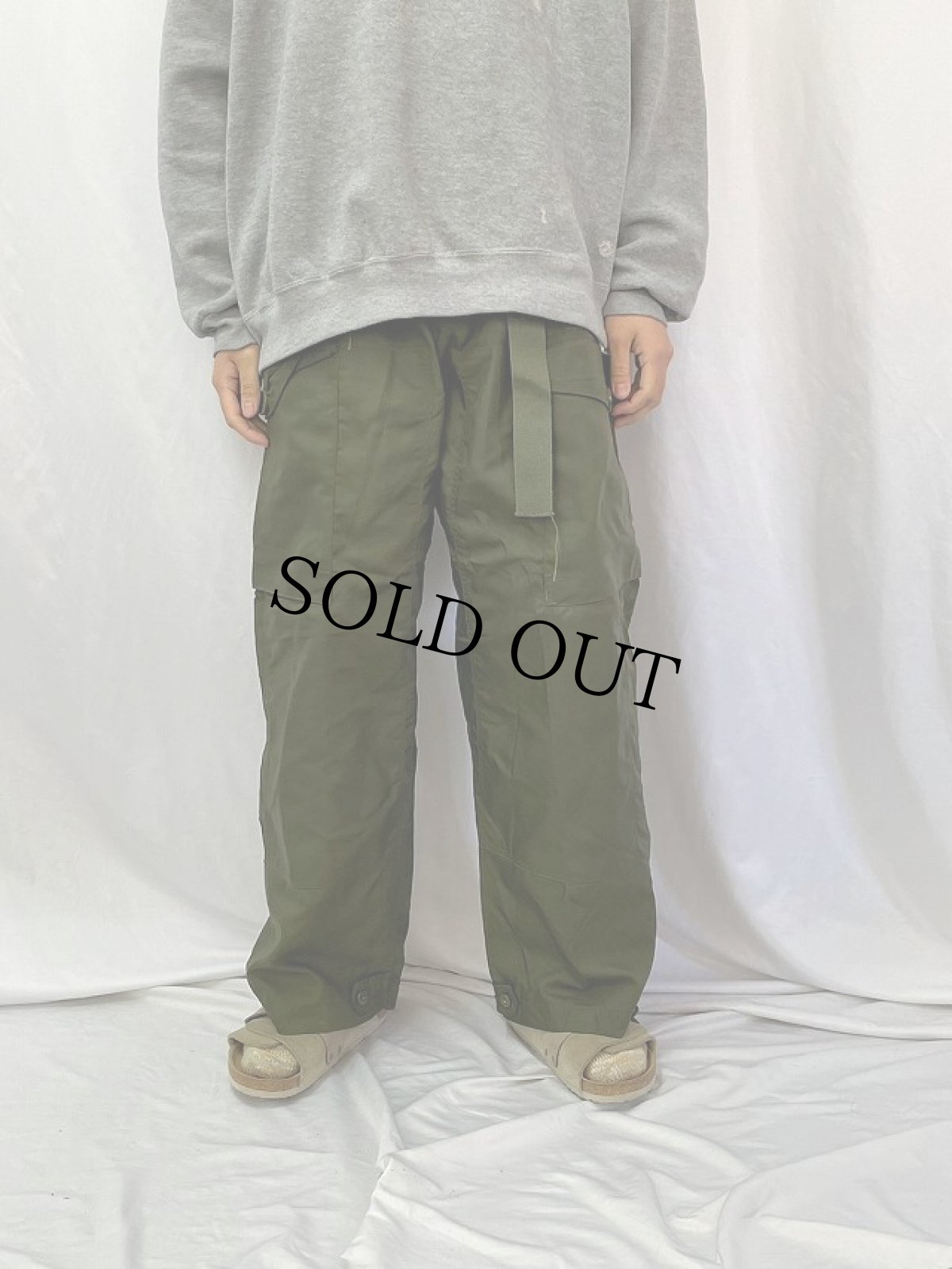 画像2: 50's CANADIAN ARMY X-51 ナイロンコンバットパンツ LARGE (2)