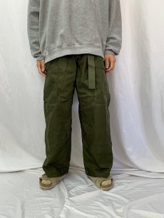 画像2: 50's CANADIAN ARMY X-51 ナイロンコンバットパンツ LARGE (2)