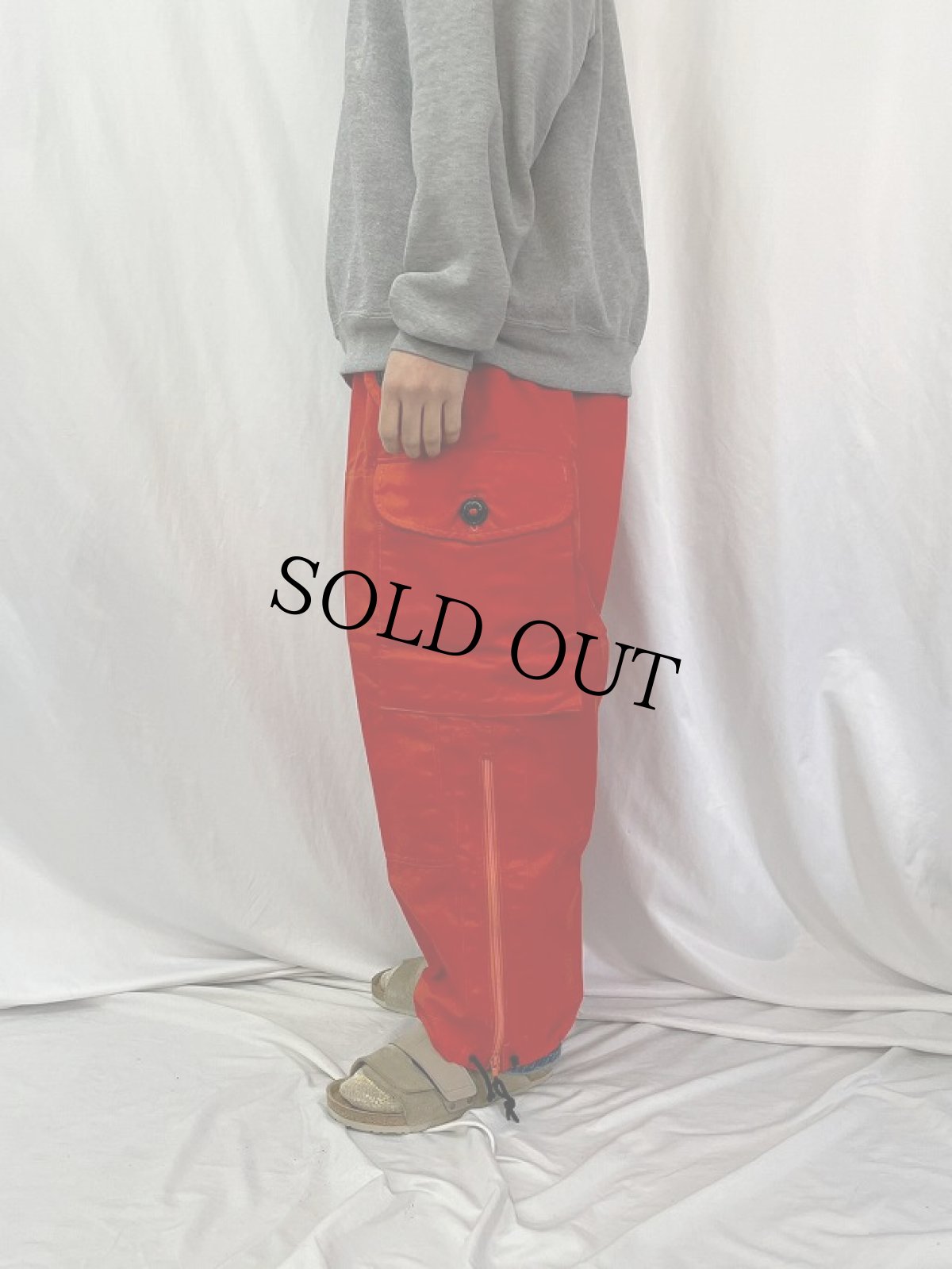 画像3: 80's Canadian Armed Forces Search and Rescue(CAFSAR) Para Rescue Wind proof Trousers SHORT/LARGE (3)