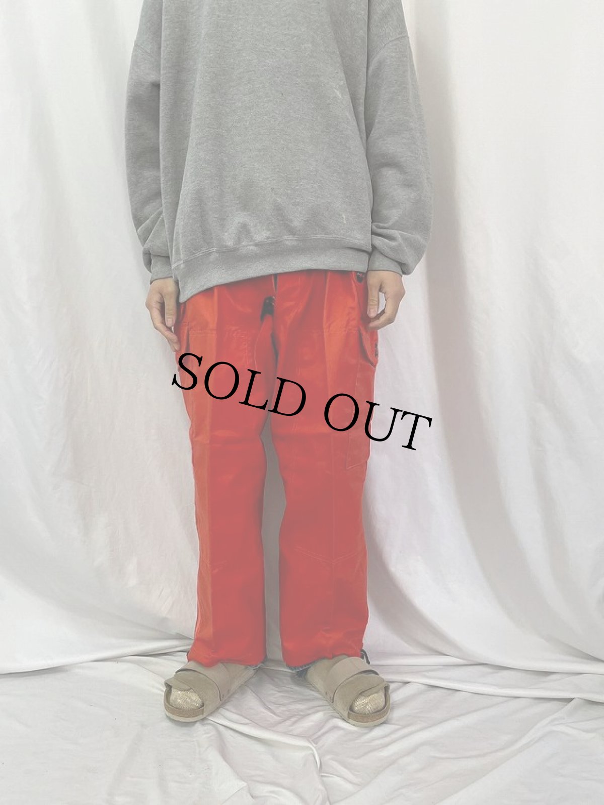 画像2: 80's Canadian Armed Forces Search and Rescue(CAFSAR) Para Rescue Wind proof Trousers SHORT/LARGE (2)