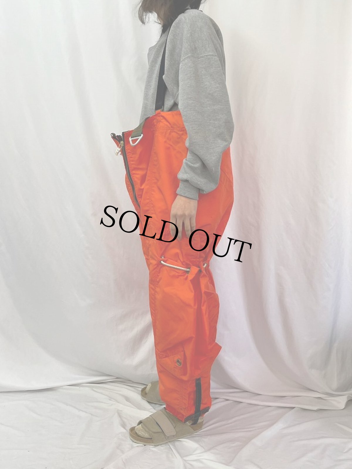 画像3: 90's Canadian Armed Forces Search and Rescue(CAFSAR) Para Rescue Wind proof Trousers LARGE (3)