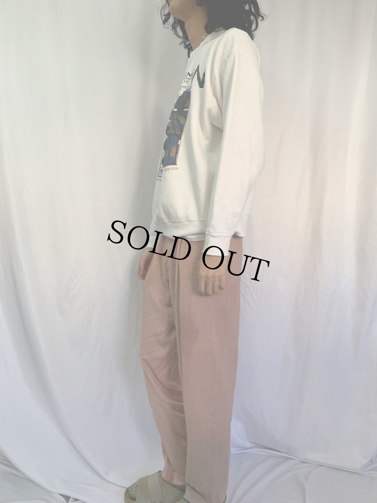 画像3: 90's MILLION WOMAN MARCH 人権行進 プリントスウェット (3)