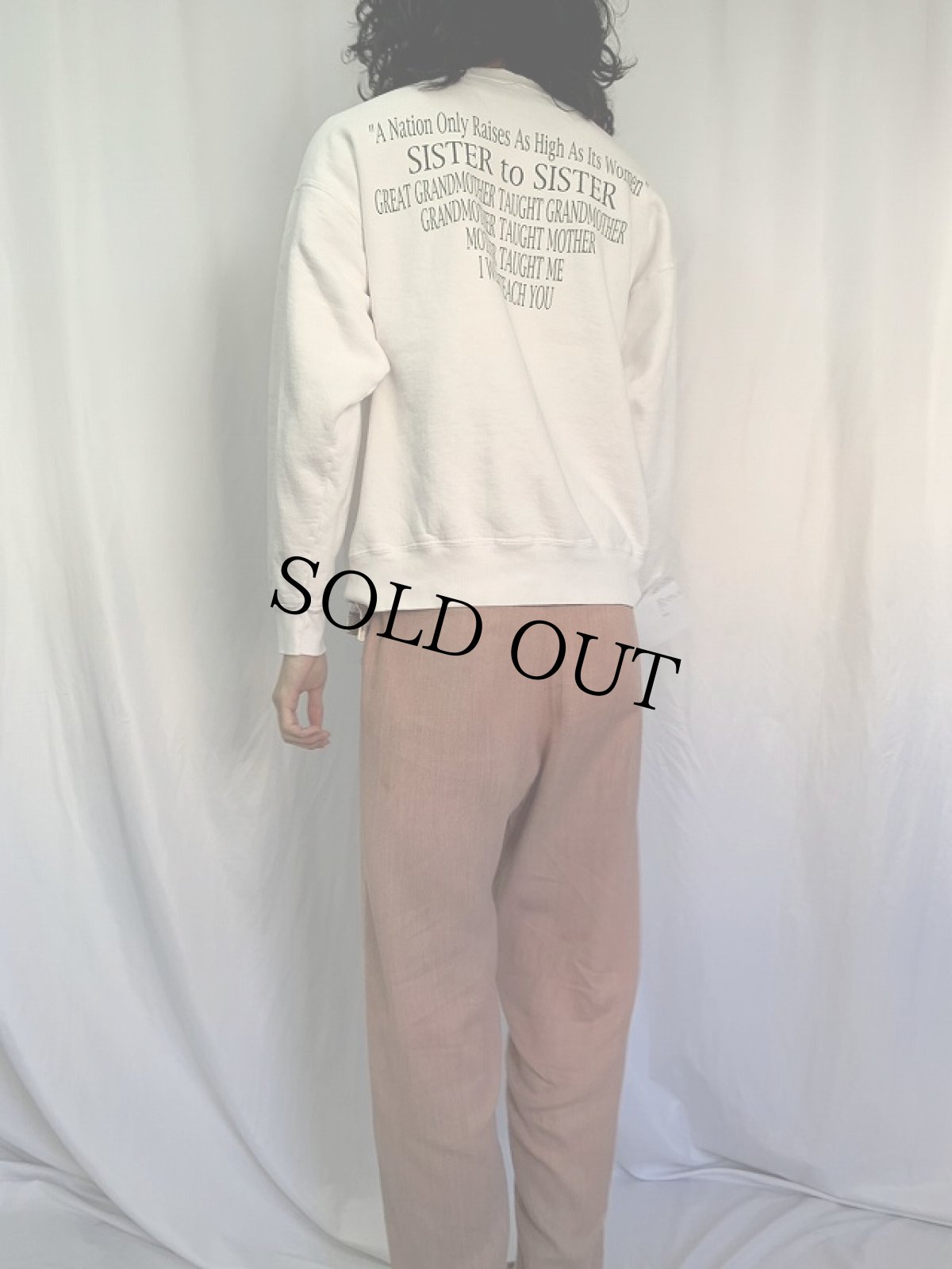 画像4: 90's MILLION WOMAN MARCH 人権行進 プリントスウェット (4)