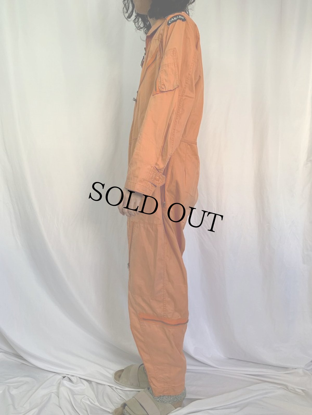 画像3: 60's U.S.AIR FORCE SENIOR PILOT "K-2B" VERY LIGHT ORANGE FLYING SUIT MEDIUM-REGULAR (3)