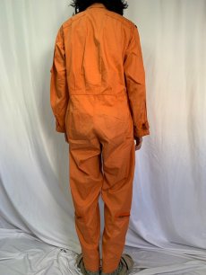 画像4: 60's U.S.AIR FORCE SENIOR PILOT "K-2B" VERY LIGHT ORANGE FLYING SUIT MEDIUM-REGULAR (4)