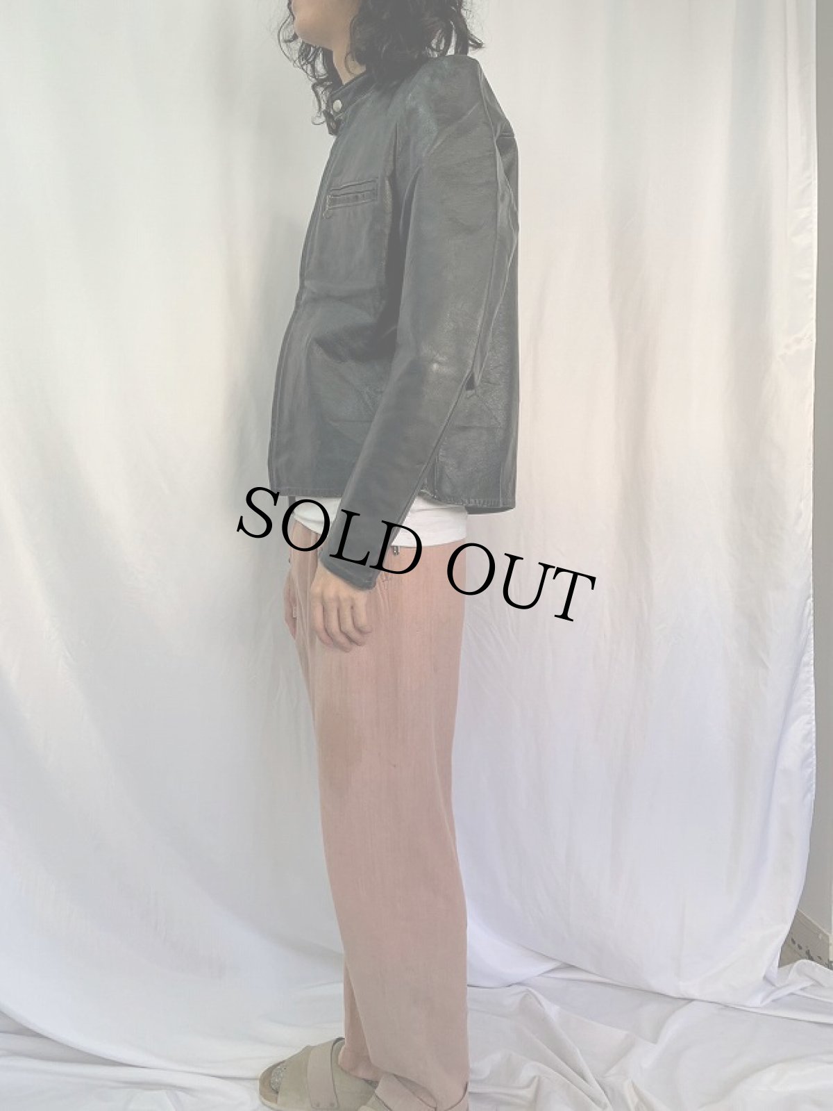 画像3: 60-70's AMF Harley-Davidson シングルライダースジャケット BLACK SIZE 42 (3)