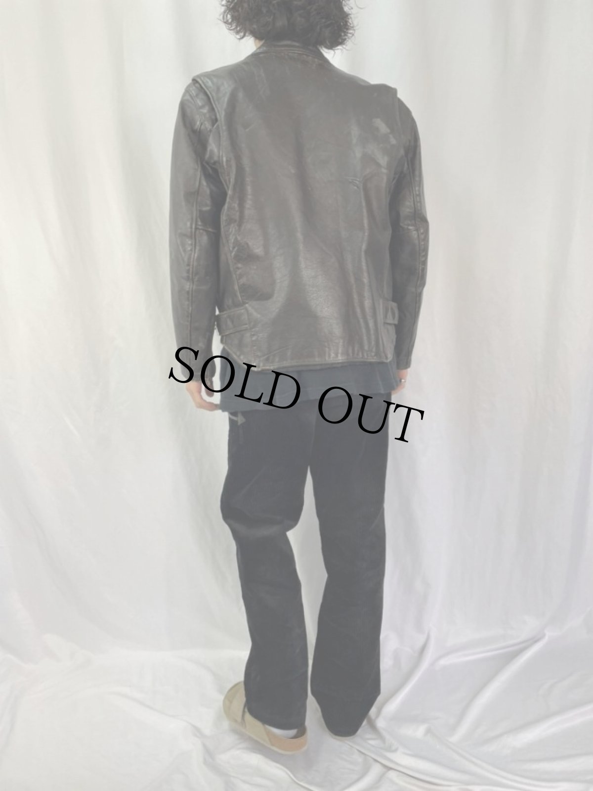 画像4: 60's H&A CANADA製 ダブルライダースジャケット (4)