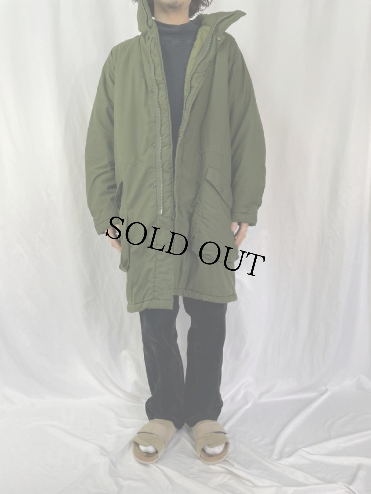 画像2: 90's SWEDISH MILITARY M-90 コート (2)