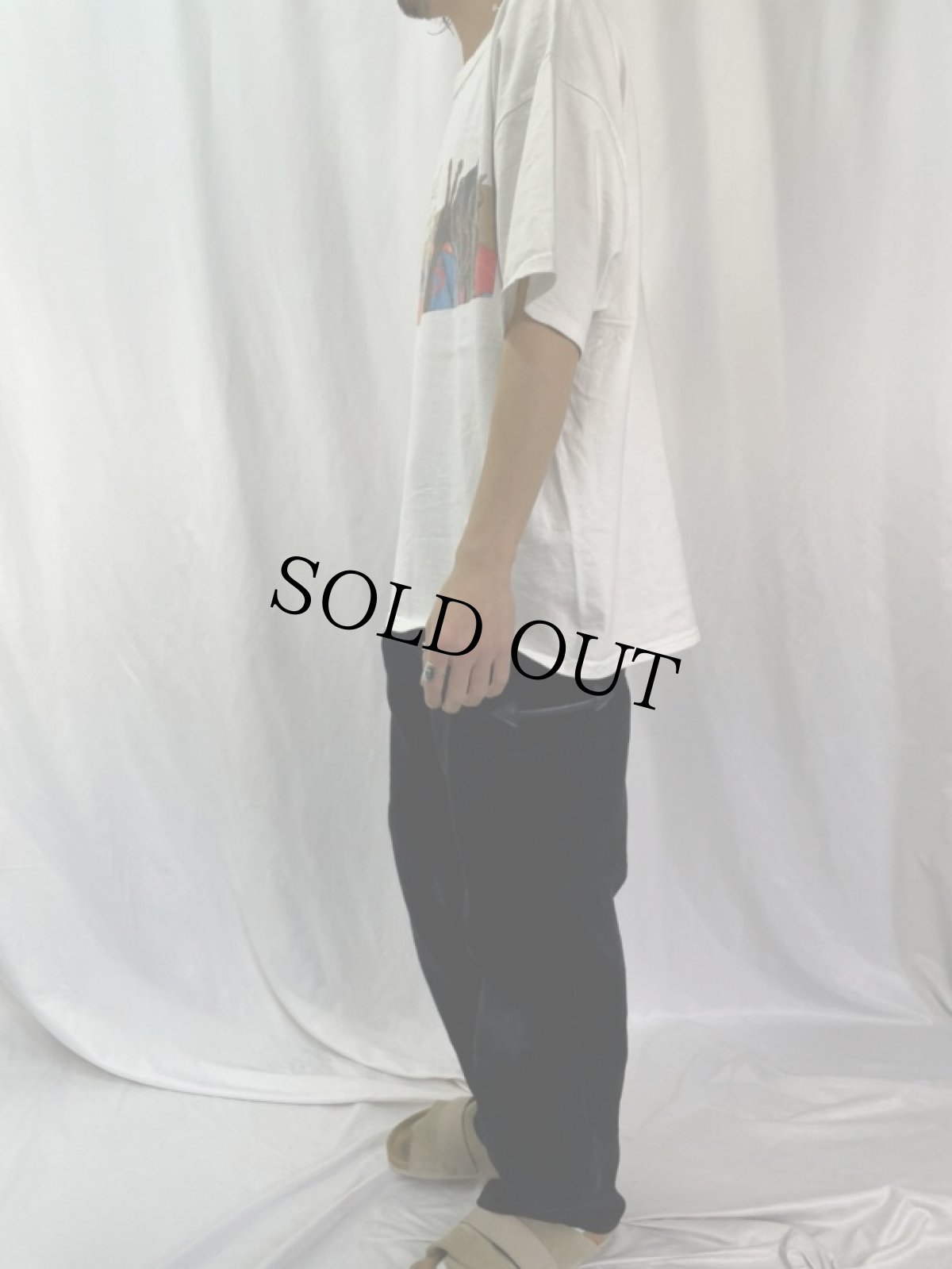 画像3: 90's STAR WARS -episode I- RACER ビデオゲーム キャラクタープリントTシャツ XL (3)