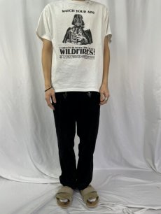 画像2: 2000's STAR WARS Darth Vader キャラクター プリントTシャツ L (2)