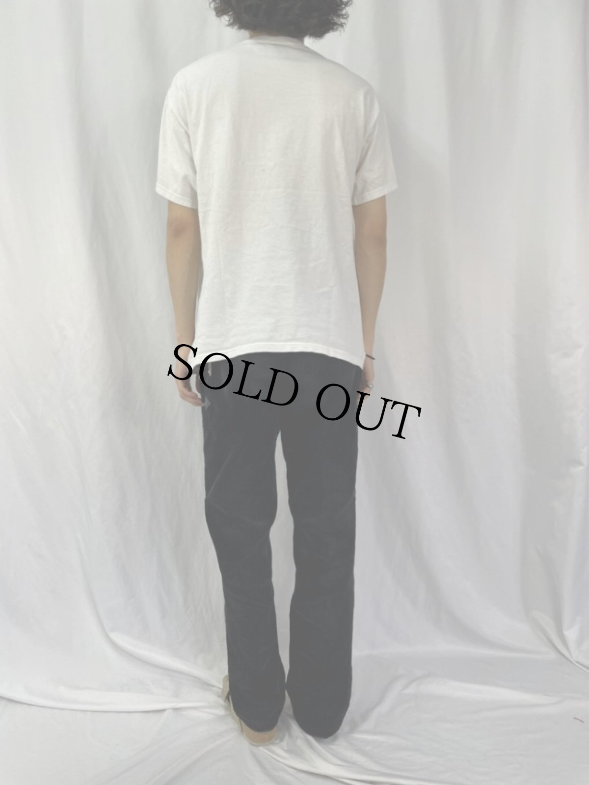 画像4: 2000's STAR WARS Darth Vader キャラクター プリントTシャツ L (4)