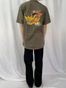 画像4: 90's KOZIK アートプリントTシャツ L DEADSTOCK (4)