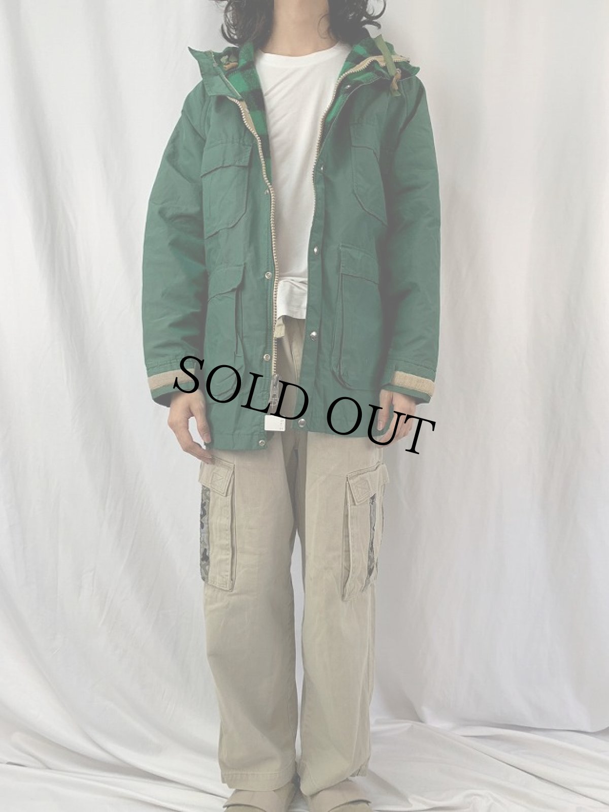 画像2: 60's L.L.Bean 筆記体タグ マウンテンパーカー (2)