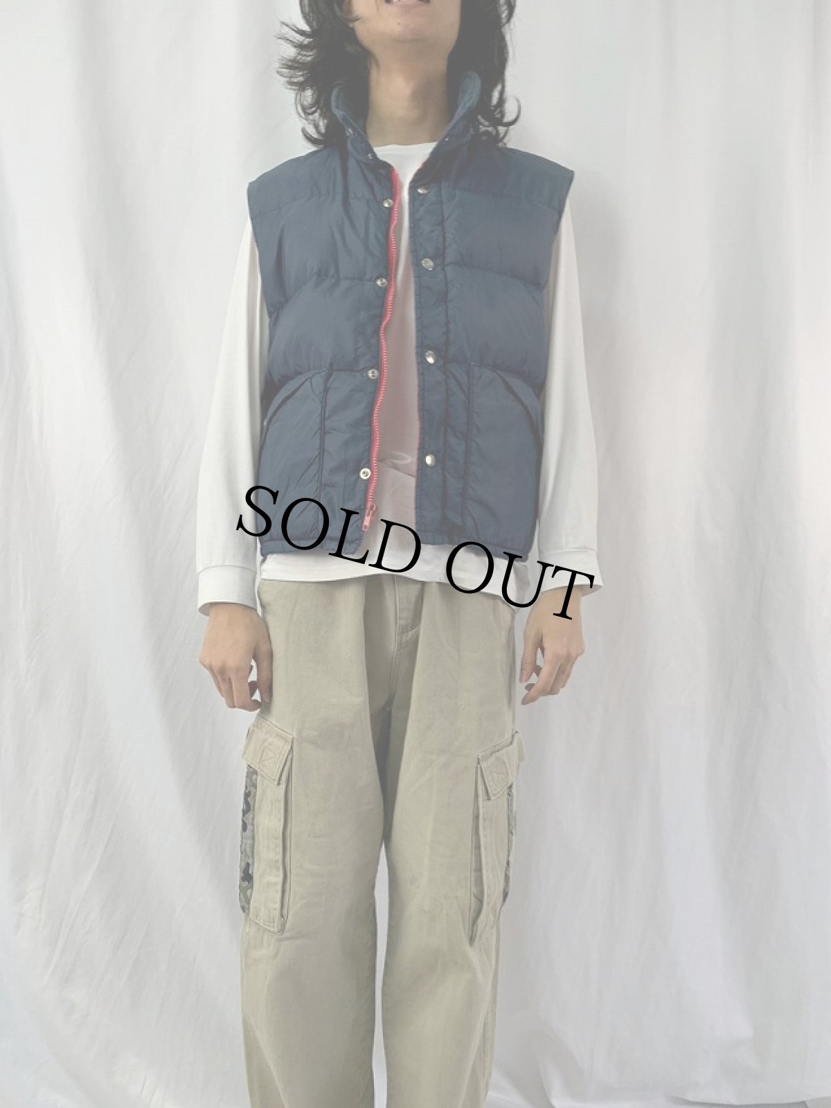 画像2: 70〜80's SUN DOWN USA製 ダウンベスト M (2)