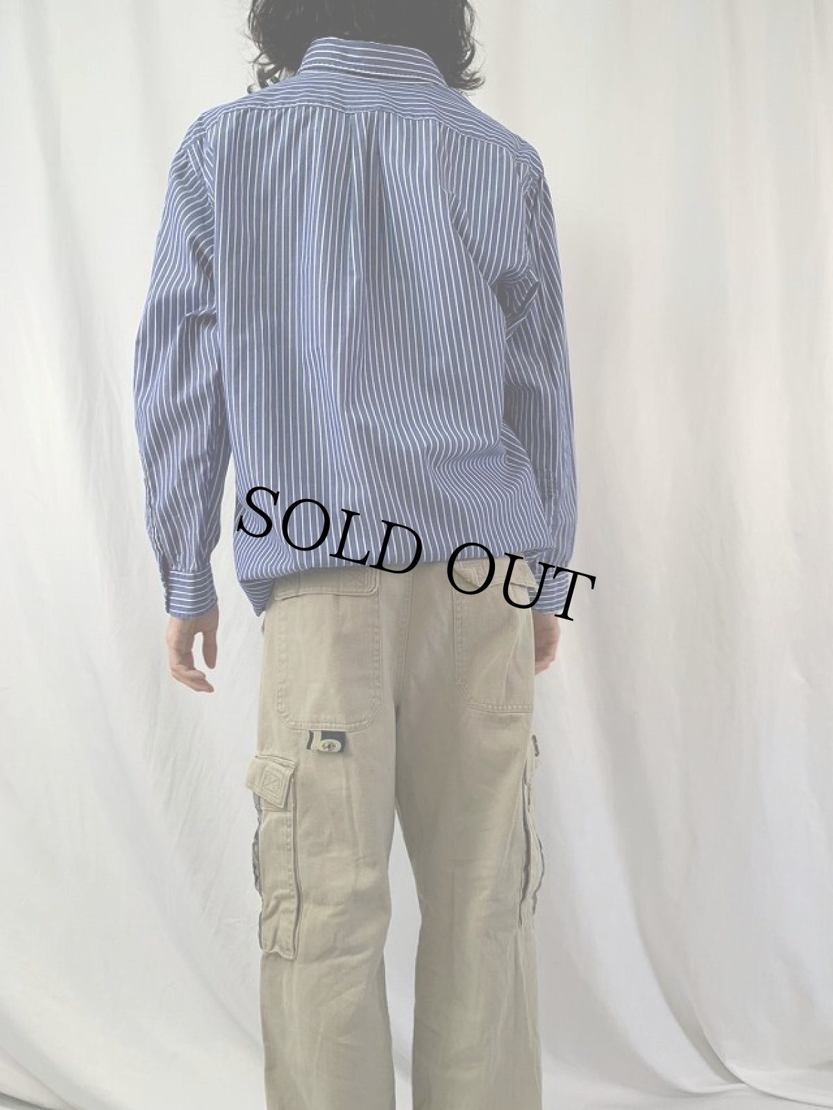 画像4: 90's Brooks Brothers USA製 ストライプ柄 ボタンダウンシャツ SIZE16 1/2-4 (4)