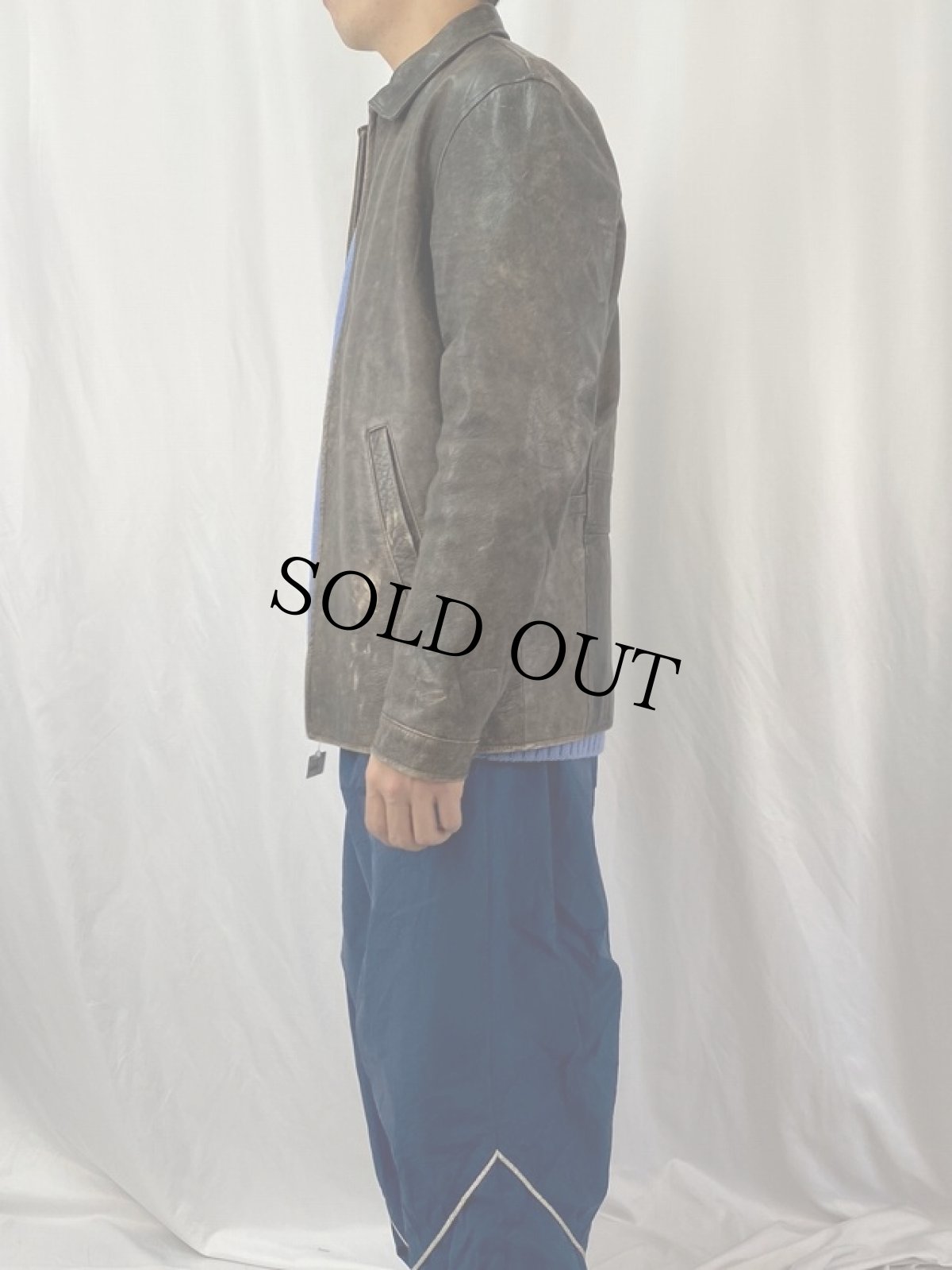 画像3: POLO Ralph Lauren レザージャケット S (3)