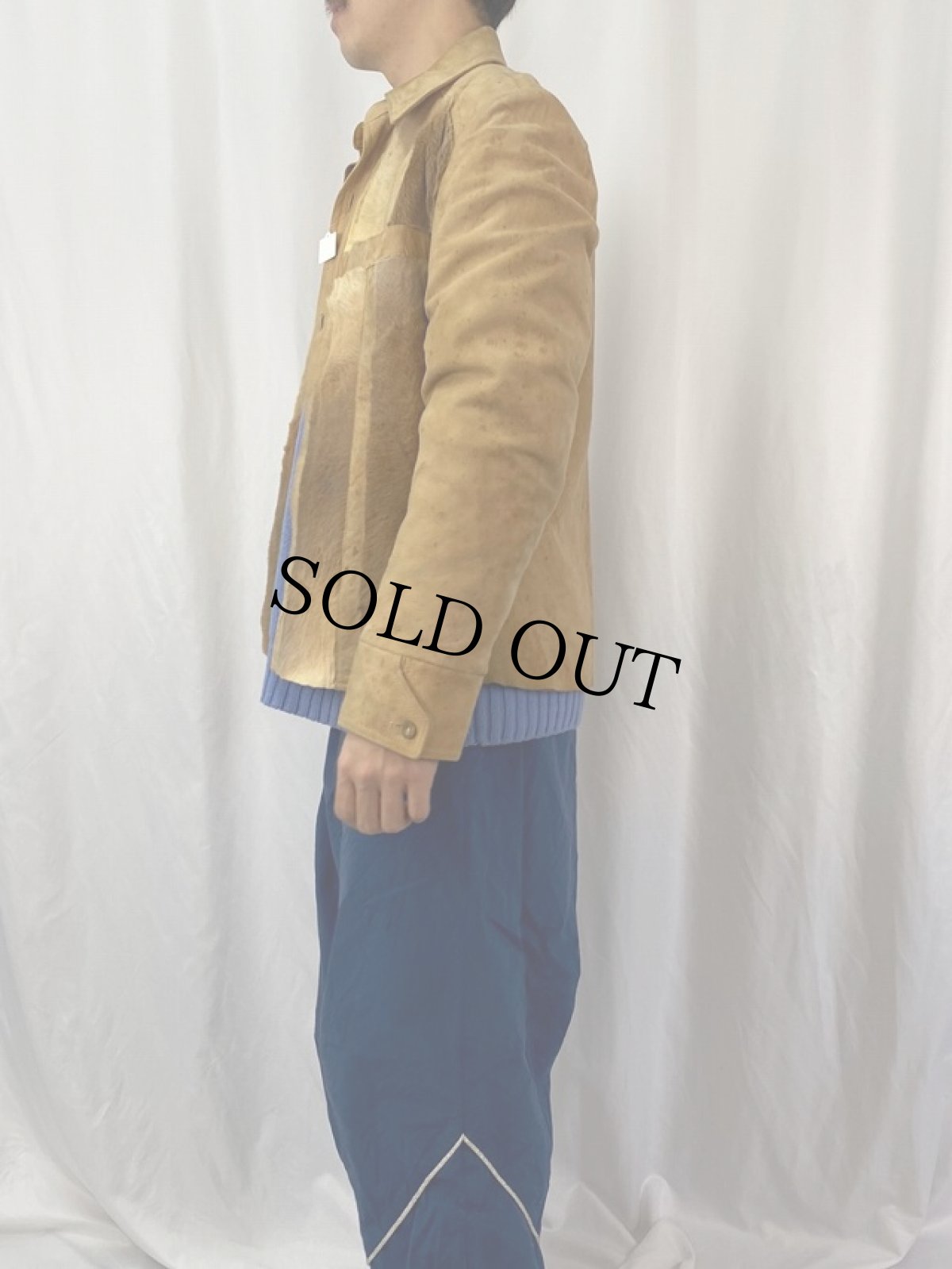 画像3: 60's Robert Lewis ハラコ×スウェードジャケット SIZE40 (3)