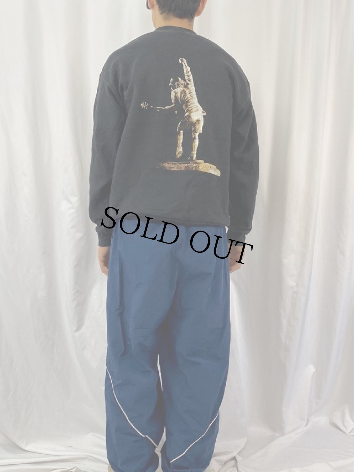 画像4: 2000's AC/DC IRELAND製 "Stiff Upper Lip" ロックバンド プリントスウェット BLACK L (4)