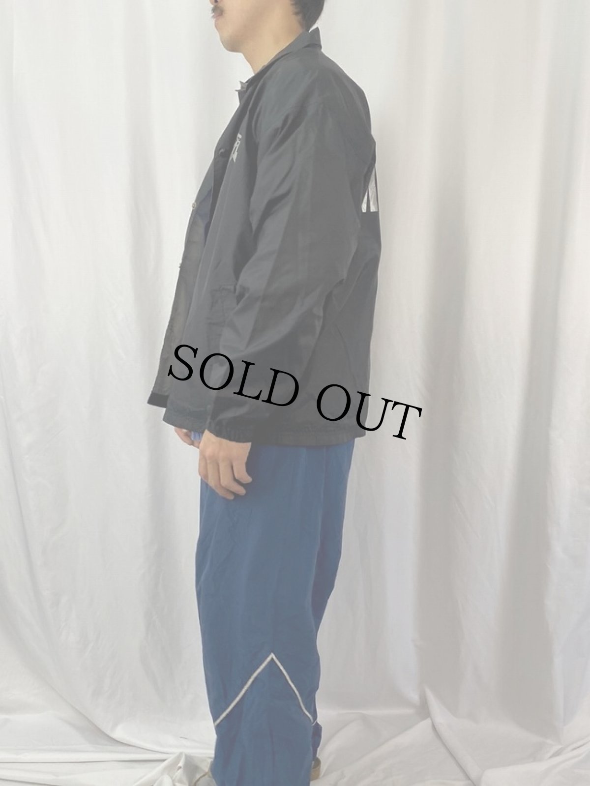 画像3: 90's METALLICA ロゴプリント コーチジャケット L (3)