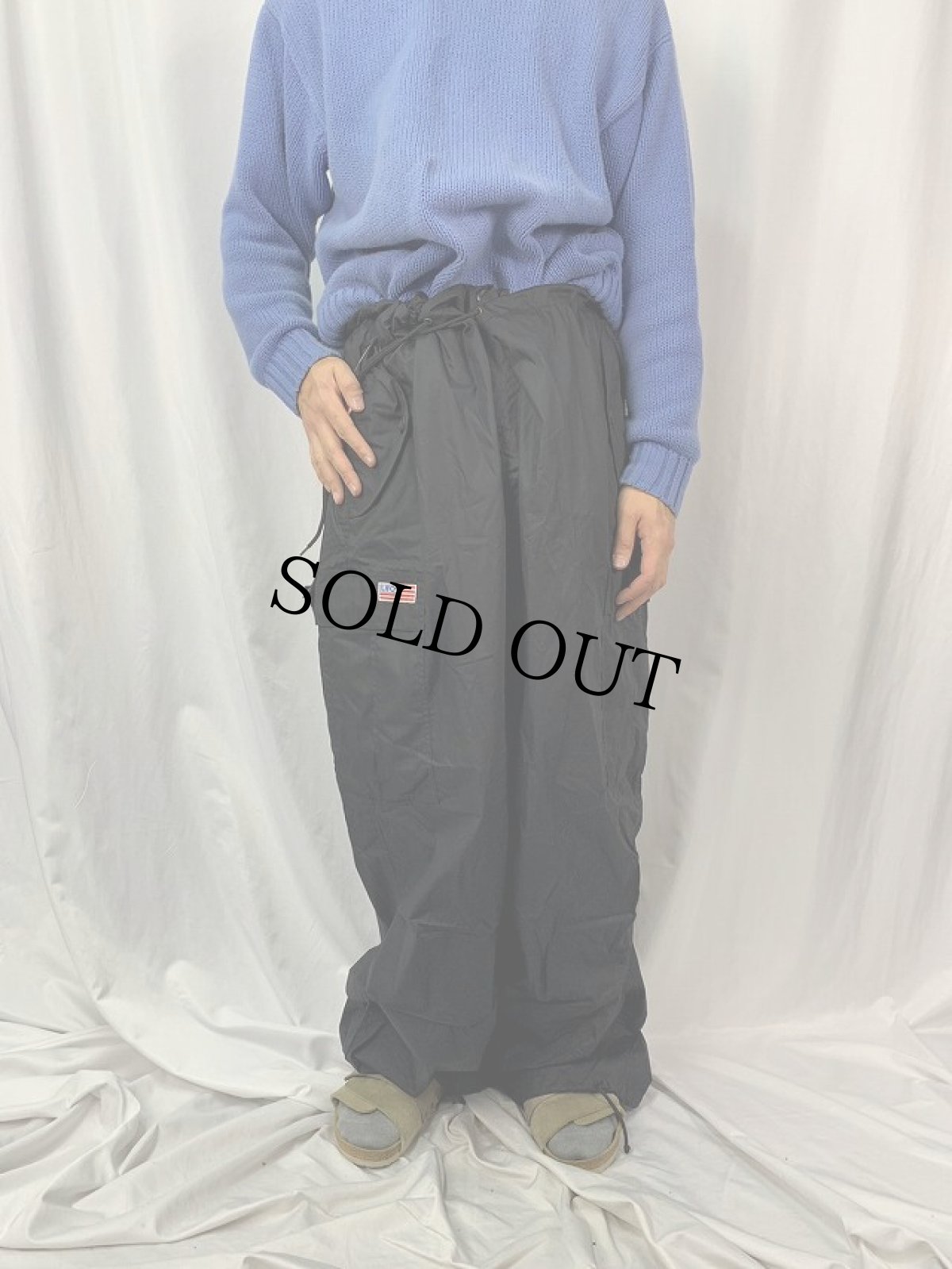 画像2: UFO ポリエステル×コットン カーゴウィンドパンツ (2)