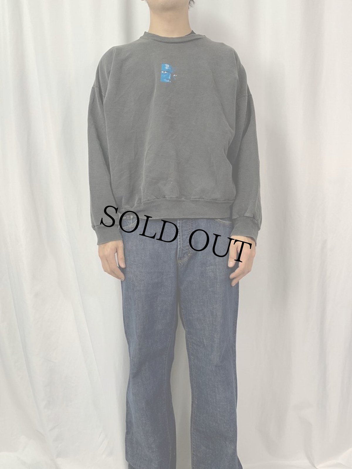 画像2: 90's BLUE MAN GROUP パフォーマンスグループプリントスウェット BLACK (2)