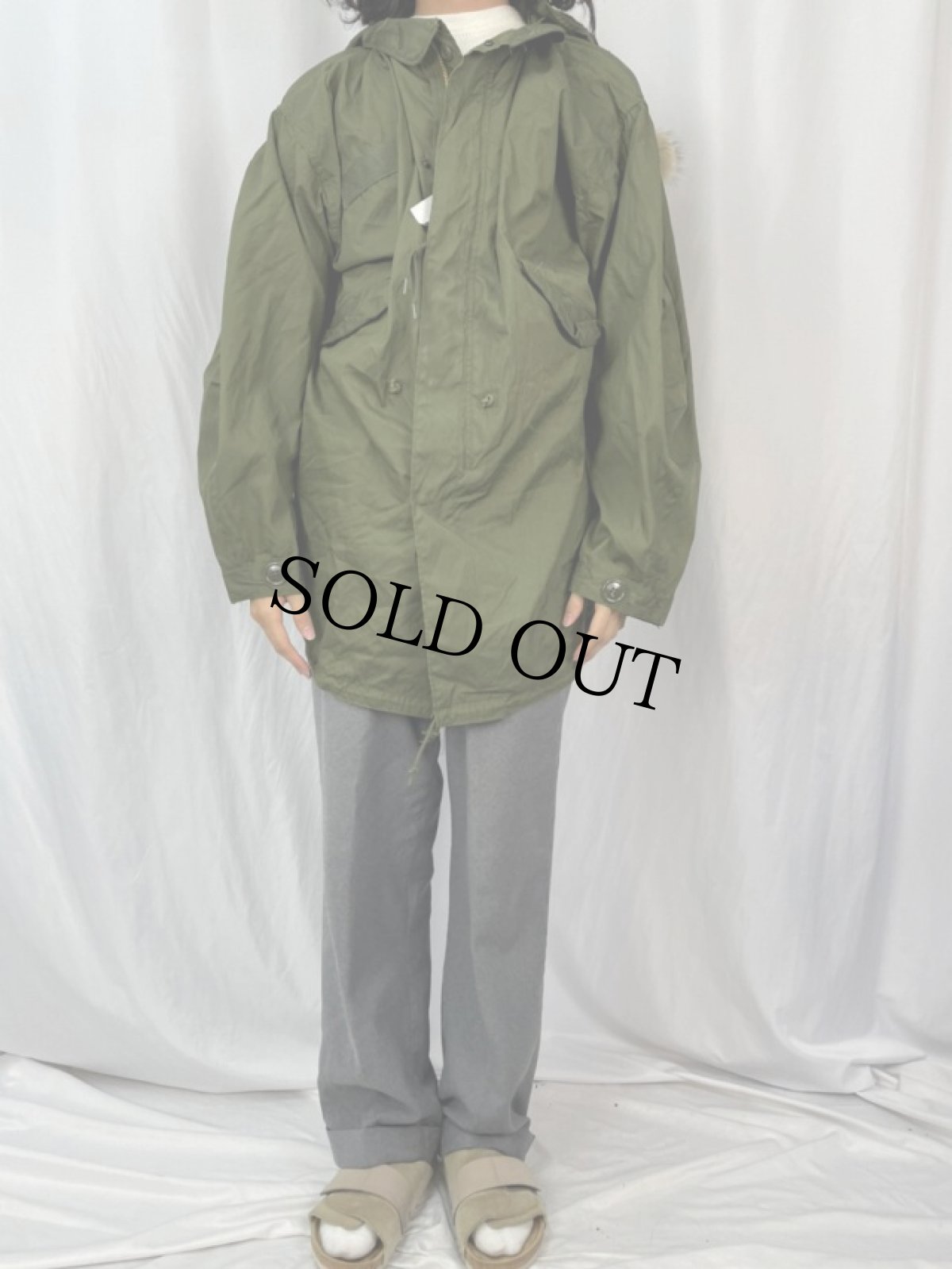 画像2: 70's U.S.ARMY M-65 モッズコート コヨーテファーフード付き MEDIUM-REGULAR (2)