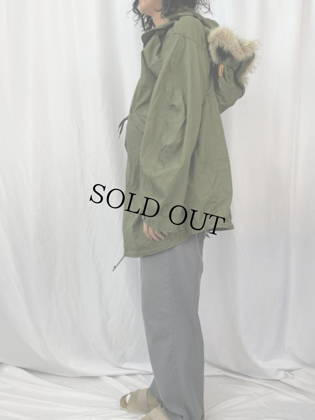 画像3: 70's U.S.ARMY M-65 モッズコート コヨーテファーフード付き MEDIUM-REGULAR (3)