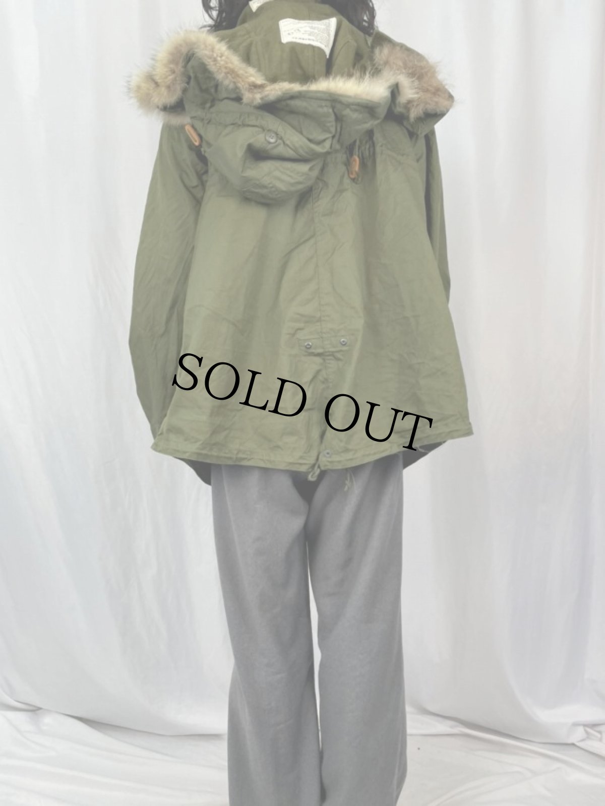 画像4: 70's U.S.ARMY M-65 モッズコート コヨーテファーフード付き MEDIUM-REGULAR (4)