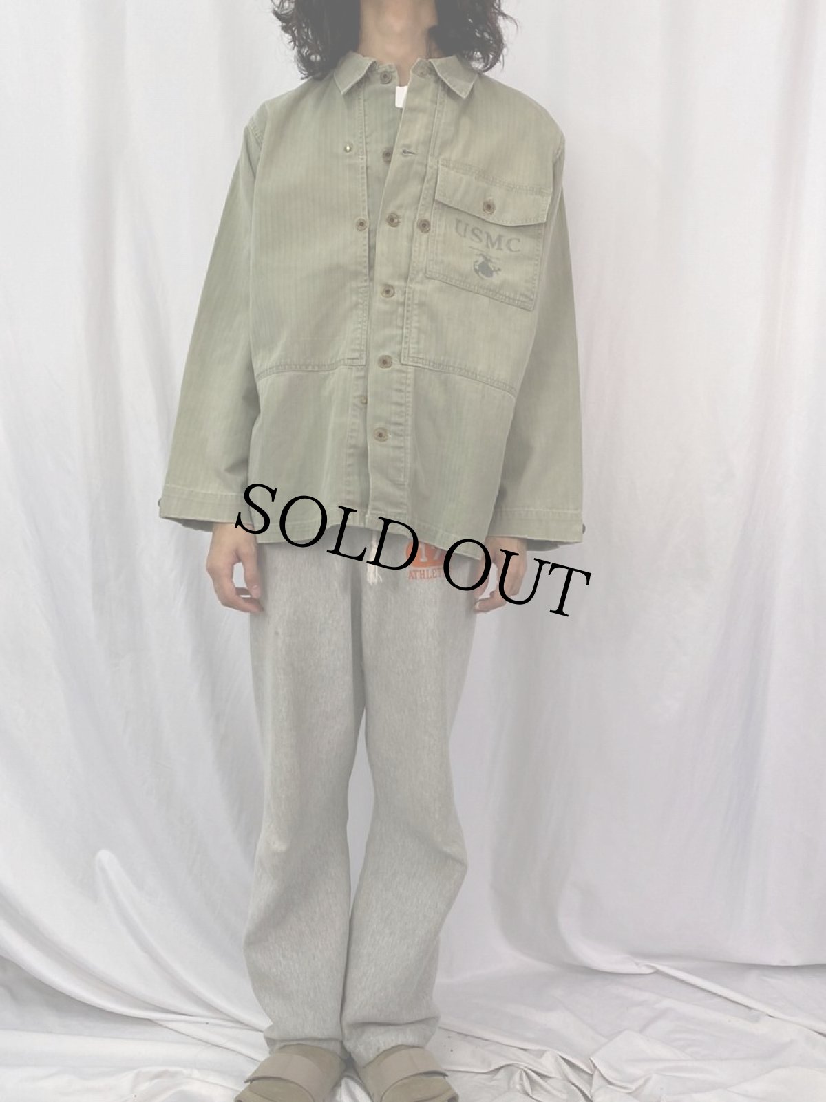 画像2: 40's USMC P-44 HBT ジャケット (2)