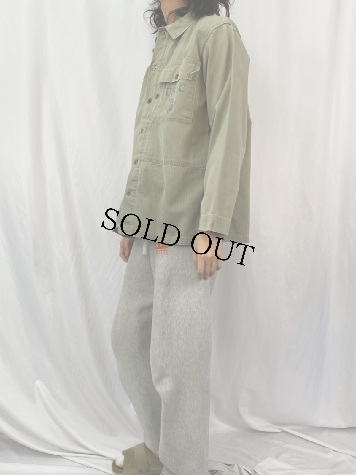 画像3: 40's USMC P-44 HBT ジャケット (3)