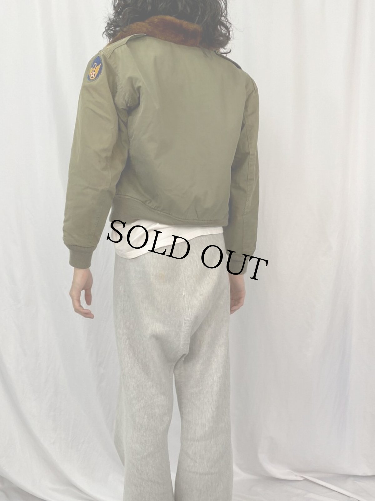 画像4: 40's USAAF B-10 フライトジャケット (4)