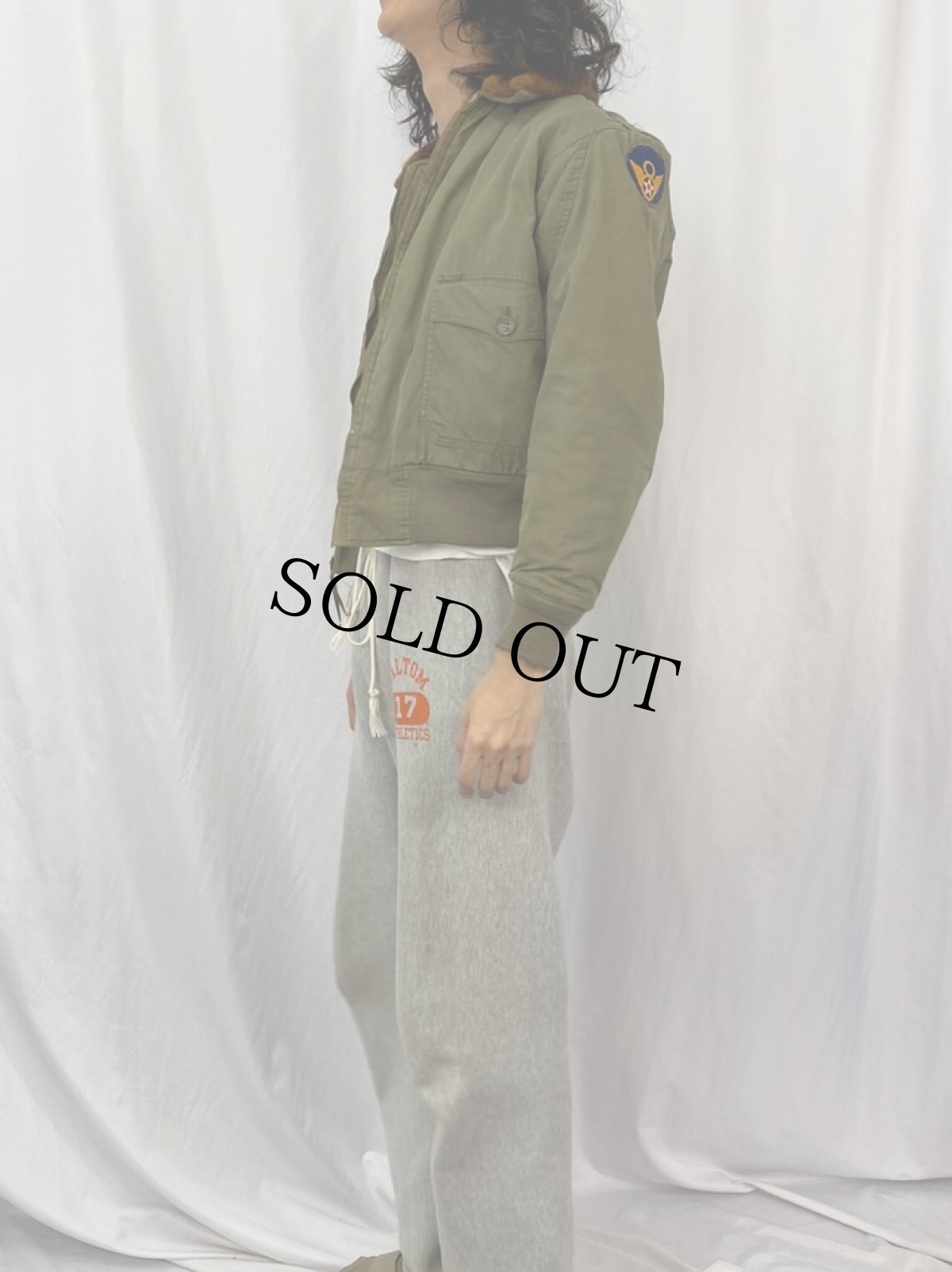 画像3: 40's USAAF B-10 フライトジャケット (3)