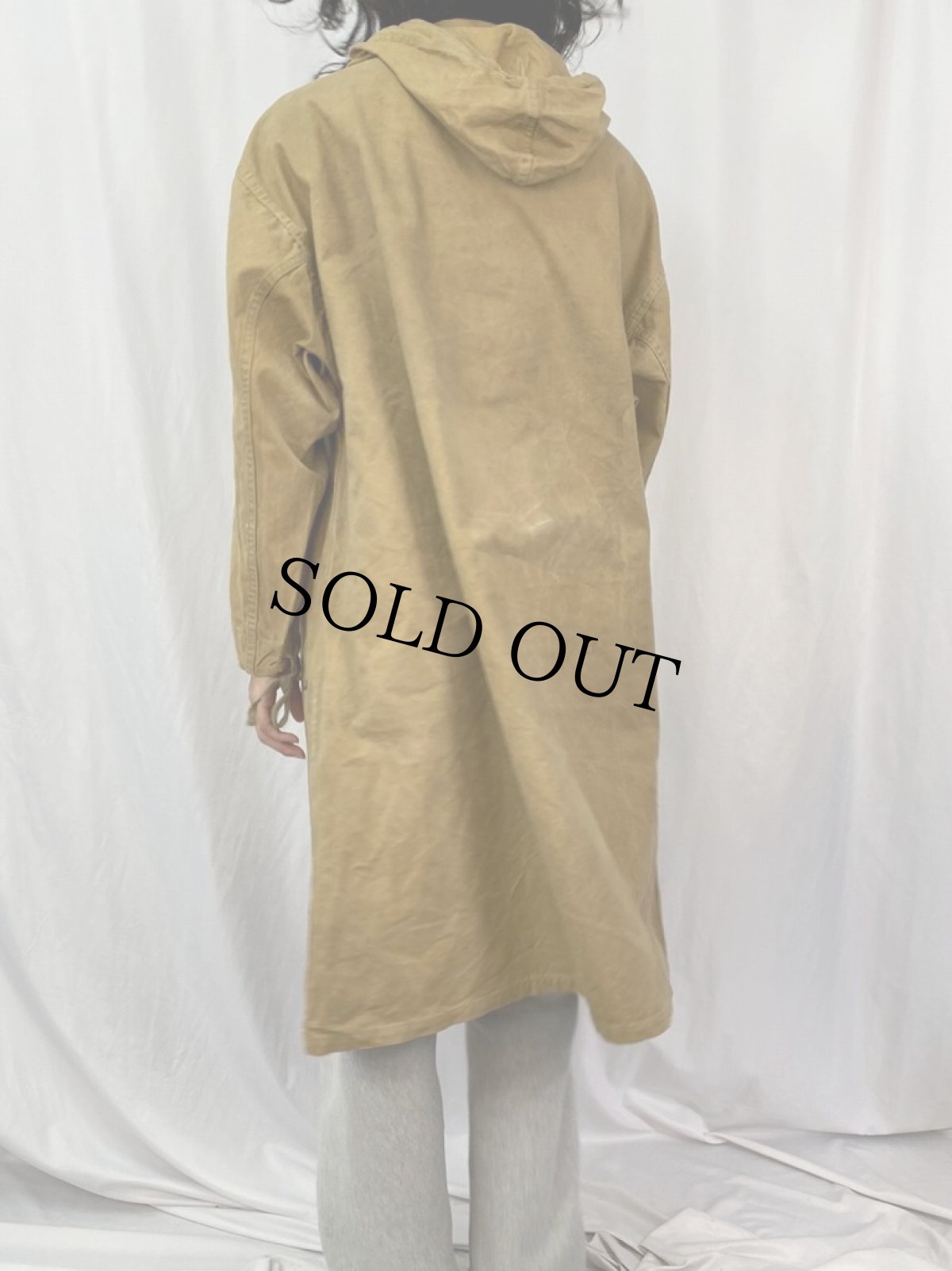 画像4: 40〜50's USA製 キャンバスロガースモックパーカー (4)